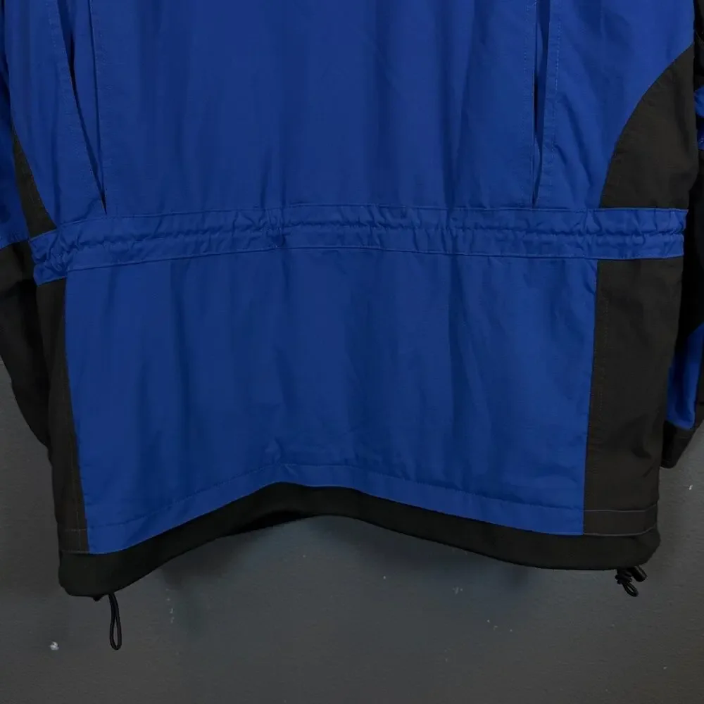 The North Face L men's blue/black EXTREME gear Ski jacket snowboarding vintage